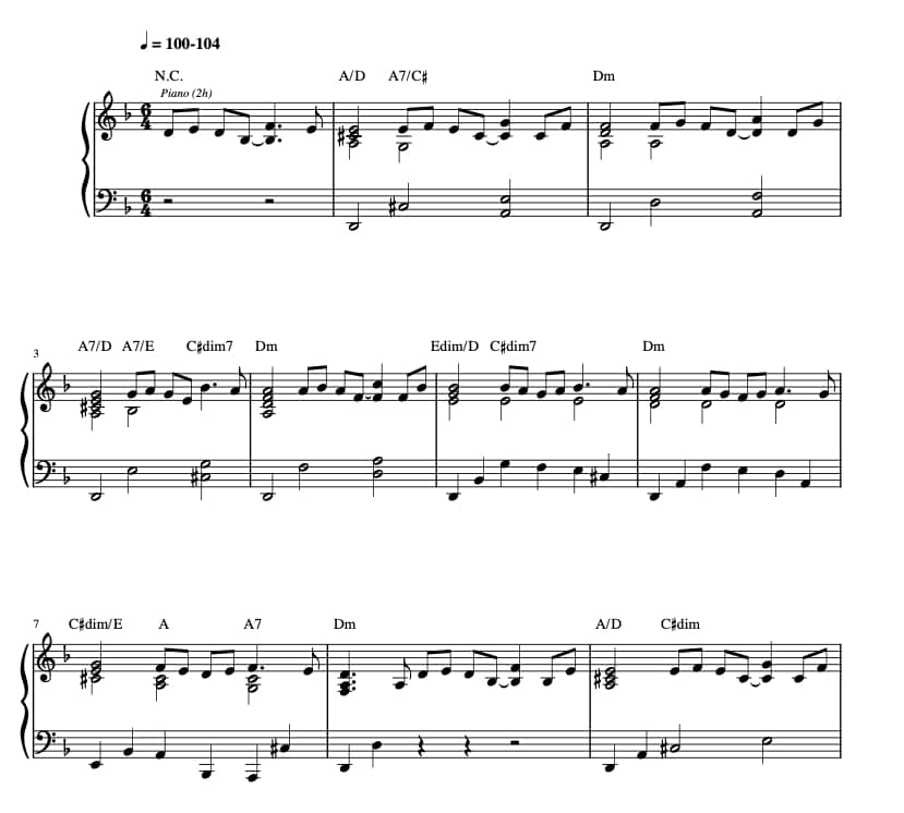Sad Piano Chord Progressions - PianoLessonsOnline.com